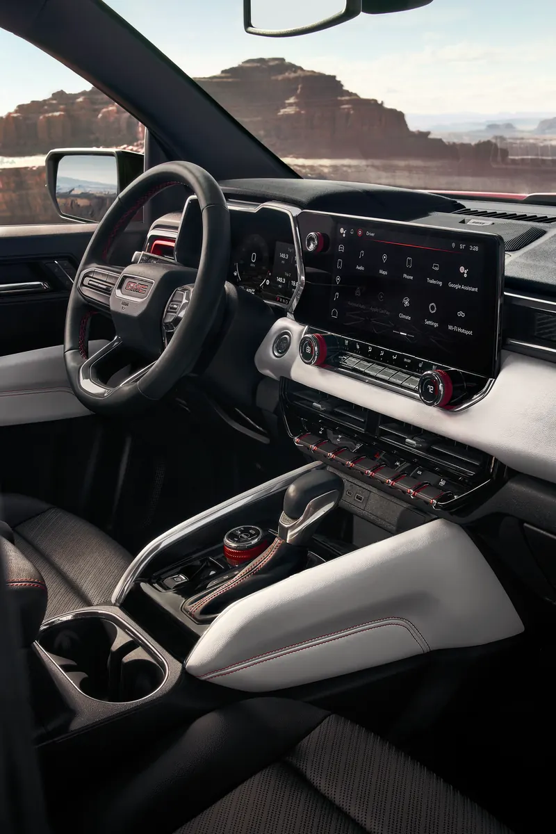2026 GMC Canyon infotainment system at Laramie Auto Center in Laramie WY