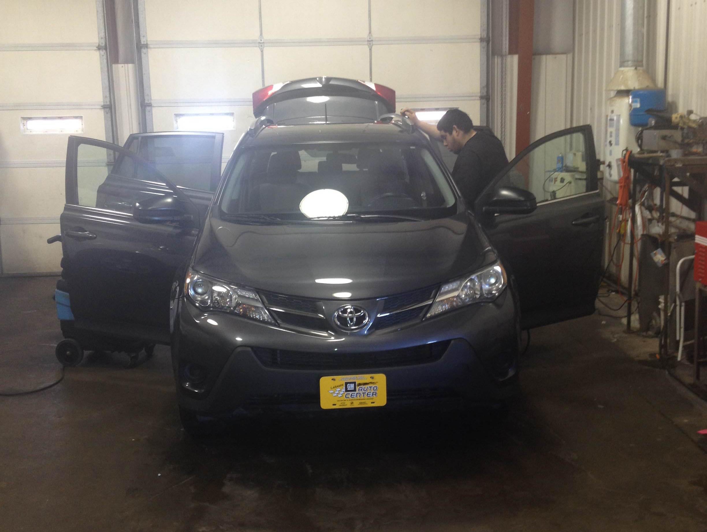 Toyota in bodyshop